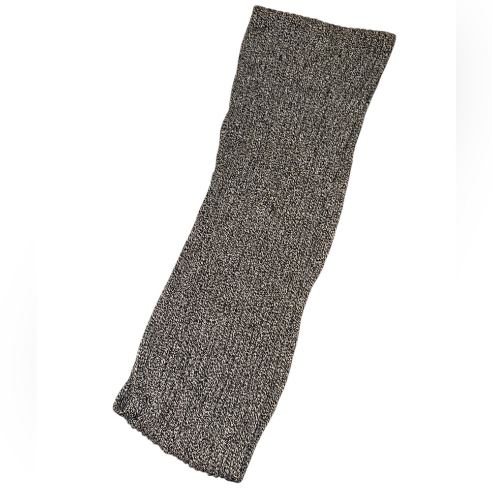 Madewell Gray Knit Infinity Scarf